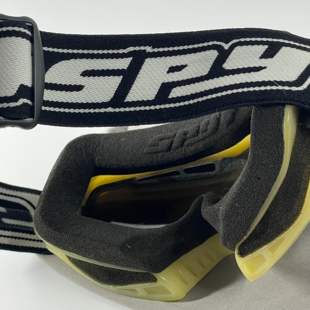 Spy Optic Snow Goggles Yellow Frame Amber Lens Ski Snowboard Winter Sports
